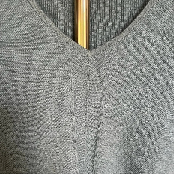 J. JILL ~ Green Cotton Blend  Sweater - Picture 8 of 9